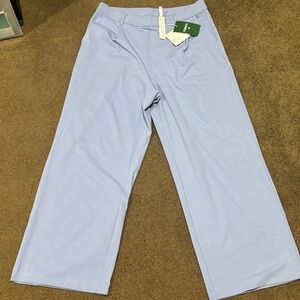HALARA Sky Blue Relaxed Dress Pants